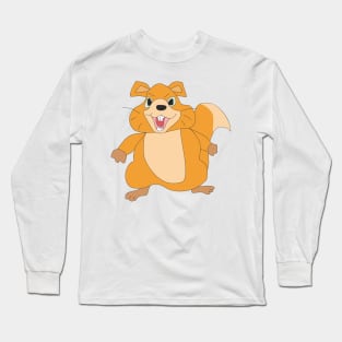 Funny Squirrel Long Sleeve T-Shirt